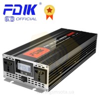  Інтелектуальний інвертор із чистою синусоїдою FDIK 5000 Вт 12 Вольт фото 1 — GSM Sota
