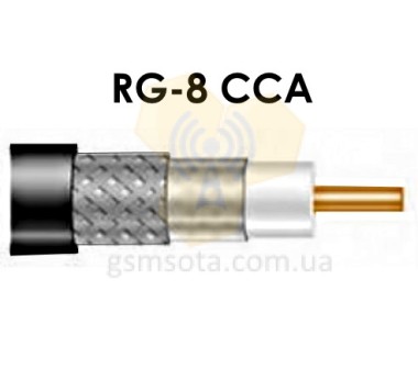 Кабель RG-8 RF LLC-CCA 50 Ом — GSM Sota