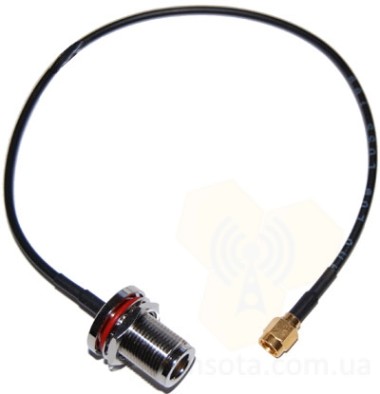 Пигтейл RP-SMA male - N female кабельная сборка — GSM Sota