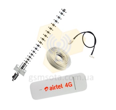 3G/4G модем Huawei E3372 MIMO + &quot;Стрела&quot; 20 дБ с кабелем — GSM Sota