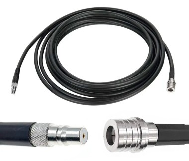 Подовжувальний коаксіальний RG-223 кабель для Alientech QMA комплект — GSM Sota