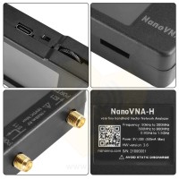  Векторний аналізатор мережі NanoVNA-H, 2,8 дюйми, 50 кГц-1,5 ГГц, MF HF VHF UHF фото 9 — GSM Sota