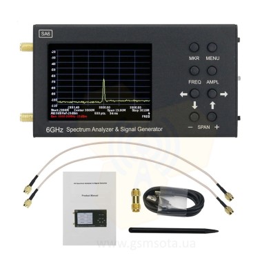 Аналізатор спектру SA6-TG з трекінг-генератором — GSM Sota
