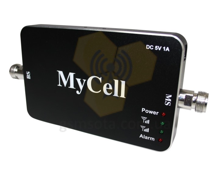 GSM репитер MyCell SD1800 Ретранслятор предназначенный для работы в стандарте связи GSM 1800. Усиление репитера 65 дБ, Output   Power 20 dBm, площадь покрытия до 300 кв.м.