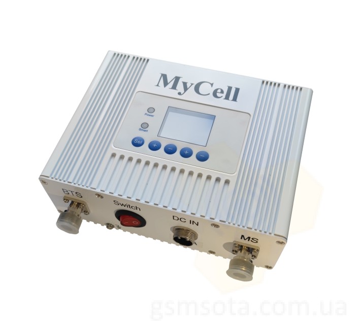 MyCell DW23 Мощный чешский двухдиапазонный 1800/2000 репитер с мощностью 23 dBm, усилением 75 дБ. Площадь покрытия до 800 кв.м.