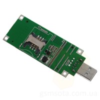 Переходник Mini PCIe to USB для LTE модемов cat.4, cat.6, cat.12, cat.16 фото 3 — GSM Sota