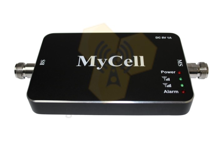 MyCell SD900 Сотовый ретранслятор предназначенный для работы в стандарте связи GSM 900. Усиление репитера 65 дБ, Output   Power 20 dBm, площадь покрытия до 300 кв.м.