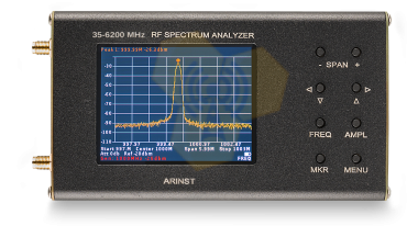 Аналізатор спектра Arinst SSA-TG R2 з трекінг-генератором — GSM Sota