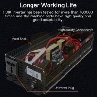 Портативный интелектуальный инвертор с чистой синусоидой FDIK 4000 Вт 12 Вольт фото 4 — GSM Sota