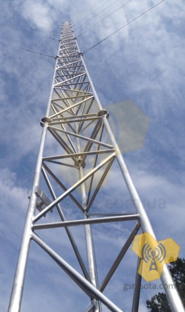 Тригранна щогла зв'язку М650FL (фланець) — GSM Sota