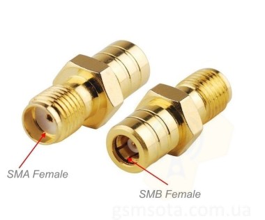 Перехідник SMA female - SMB female — GSM Sota