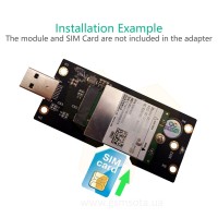 Адаптер NGFF M.2 USB 3.0 із модемом Sierra EM7455 Cat.6 фото 7 — GSM Sota