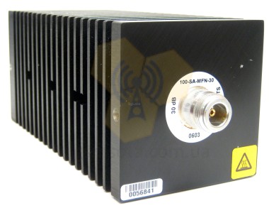 Коаксіальний атенюатор BIRD 50 Ом 30 дБ 100 Вт — GSM Sota