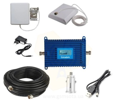 Спецкомплект для связи ЗСУ - репитер Lintratek KW20L-2G/4G с антеннами — GSM Sota