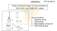 Комплект заземления RFS CELLFLEX EAR-14-L для фидера 1/4 фото 3 — GSM Sota